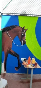 رسام في الجميرا